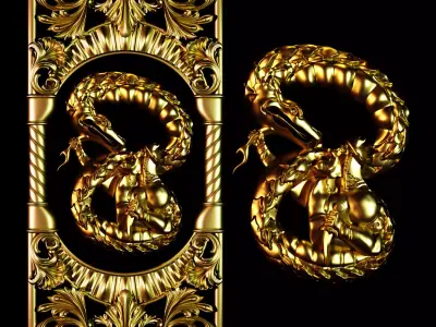 Decorative Ornamental 72 3D model