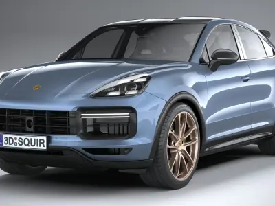 Porsche Cayenne Turbo GT 2022 3D model