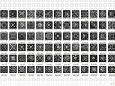 Mega collection of decorative ornaments 3D model