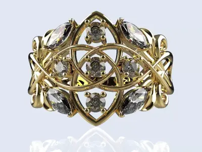 Rings  3D print model