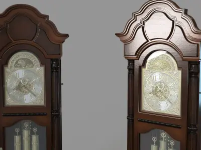Howard Miller Winterhalder II  Grandfather Clock 3D model