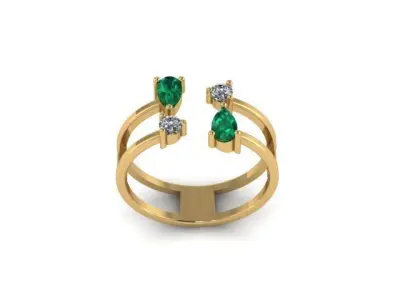 gold ring model 3d 3D model
