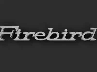 Pontiac Firebird Front Fender Badge 3D Printable STL 3D print model