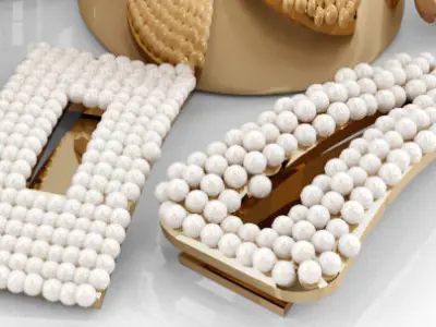 set of big cosmetics 3D model