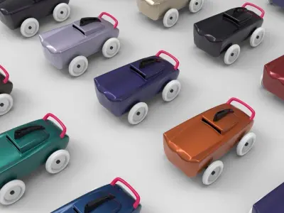 AURA car toy design project model 3D model