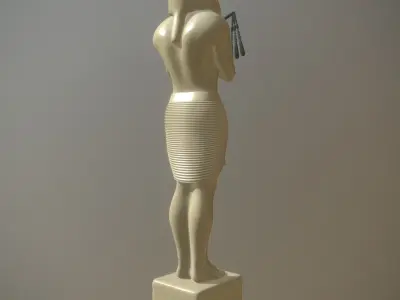 Pharaoh Statue 3D model