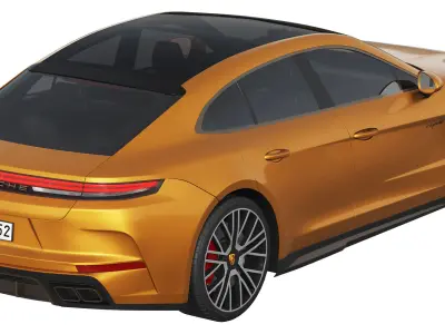 Porsche Panamera Turbo E-Hybrid 2024 3D model