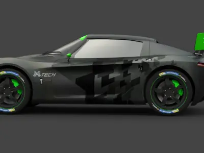 2018 Paris S62 3D Model High-Quality Luxury Car Game-Ready Low-poly 3D model