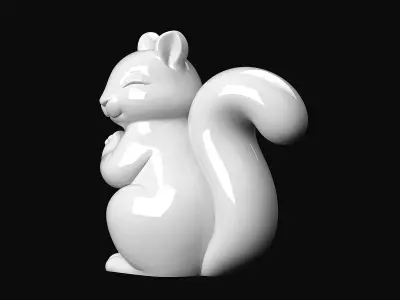 Squirrel 3D print model