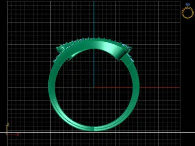 Women Ring 3DM Womens Ring 3d models 3D print model 3D print model 42