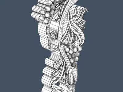 Decorative Scroll 3D model