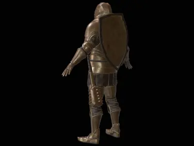 NPC Knight6 Low-poly 3D model