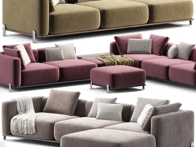Sofa Brera 3D model