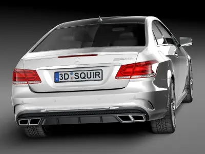 Mercedes-Benz E63 AMG Coupe 2016 3D model