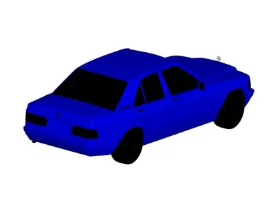 Mercedes Benz 190  3D model