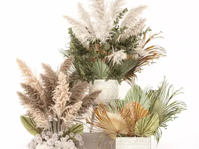 Bouquets for wedding decoration 231 3D model