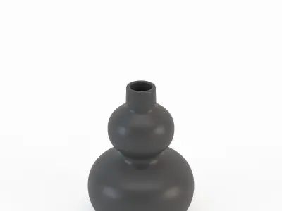 Vase ROBERT - D11xH15cm - JYSK 3D model