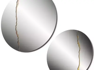 Reflex Impact Wall Mirrors 3D model