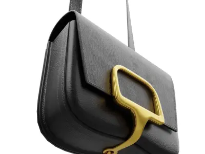 Hermes Della Cavalleria Mini Rubis Bag Low-poly 3D model