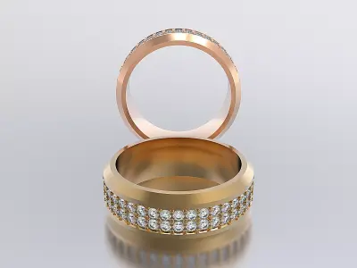 men ring 3D print model