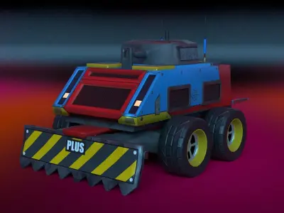 Battle Bot - Carbide Plus Low-poly 3D model