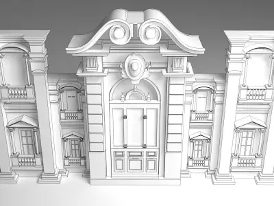 English Wall 3D model purchase