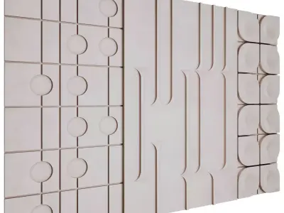 Decorative Wall 3d Panel 03 3D model