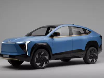 Mahindra XEV 9e Electric Car 3D Model 3D model