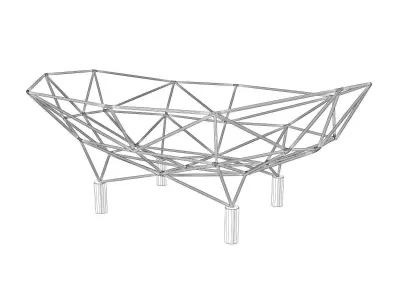 Pylon Collection wire basket 3D model