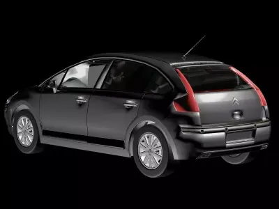 Citroen C4 2010   3D Model 3D model