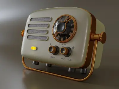 Portable radio Xiaomi Elvis Presley 2 3D model
