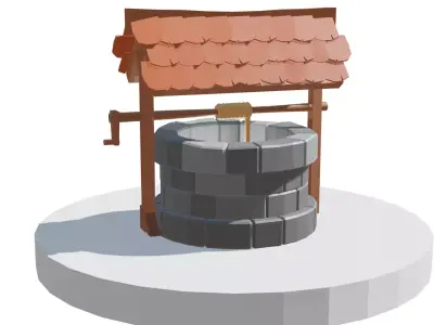 3D Well water 3D model