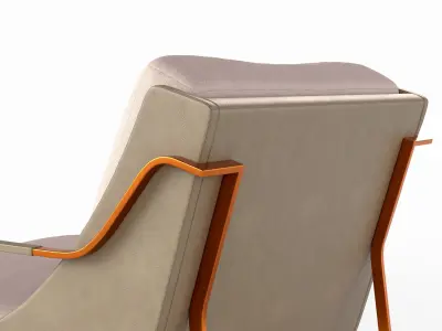 Harlow Lounge Chair Free 3D model