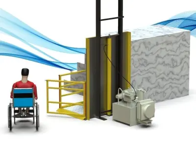 Wheelchair Elevator  3D model