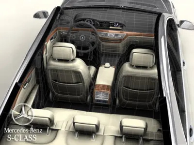 Mercedes S-Class 2006 3D model
