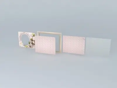 Picture Frame Bespoke The Wedding Free 3D model