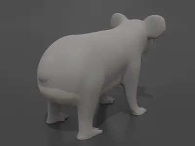 Cartoon Koala 3D model