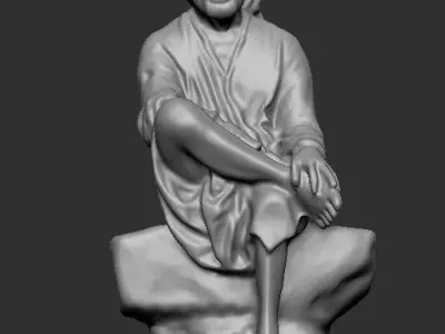 sai baba 3d model 3D print model