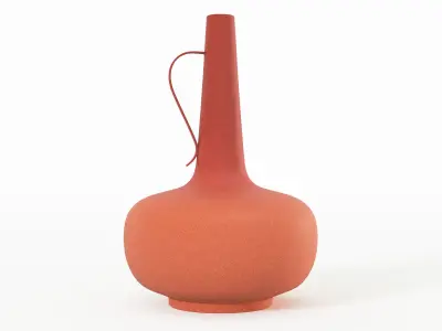 Slim Neck Glass Vase 3D model