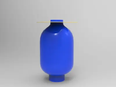 Margot Vase Low-poly 3D model