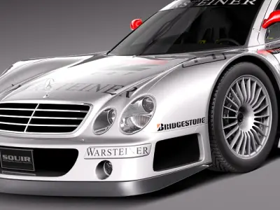 Mercedes-Benz CLK GTR 3D model