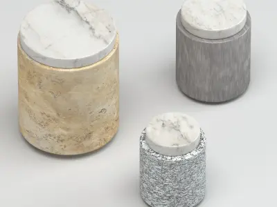 Michael Verheyden Stone Containers 3D model