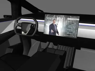 TESLA CYBERTRUCK  Low-poly 3D model