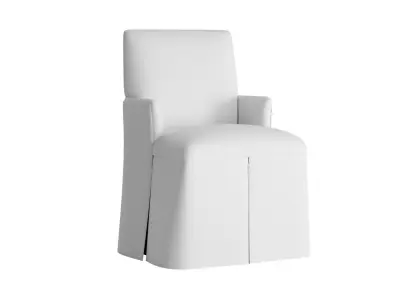 Wedding Satin Fabric Chair 3D model