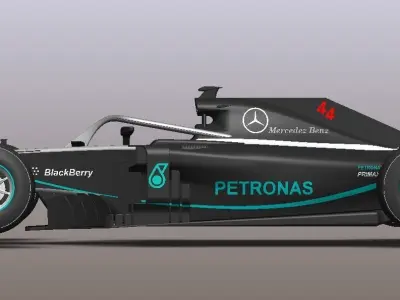 Mercedes AMG Petronas F1 Concept Design 3D print model