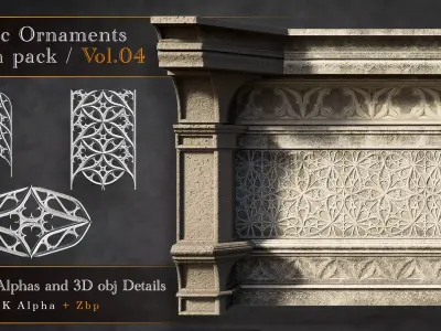 Gothic Ornaments VOL 04  3D model