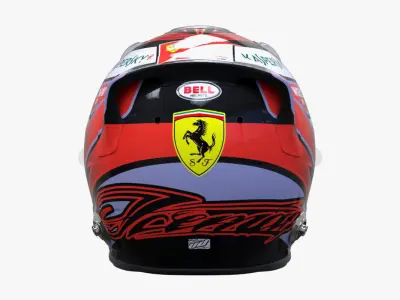 Kimi Raikkonen 2015 Style Racing helmet 3D model