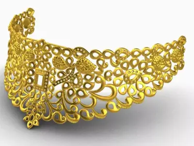 Necklace chokers 3D print model