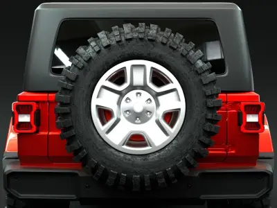 Jeep Wrangler Rubicon  3D model