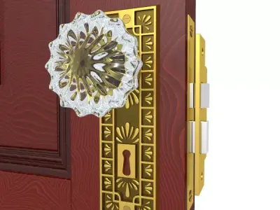 Door Knob Hardware 6 3D model